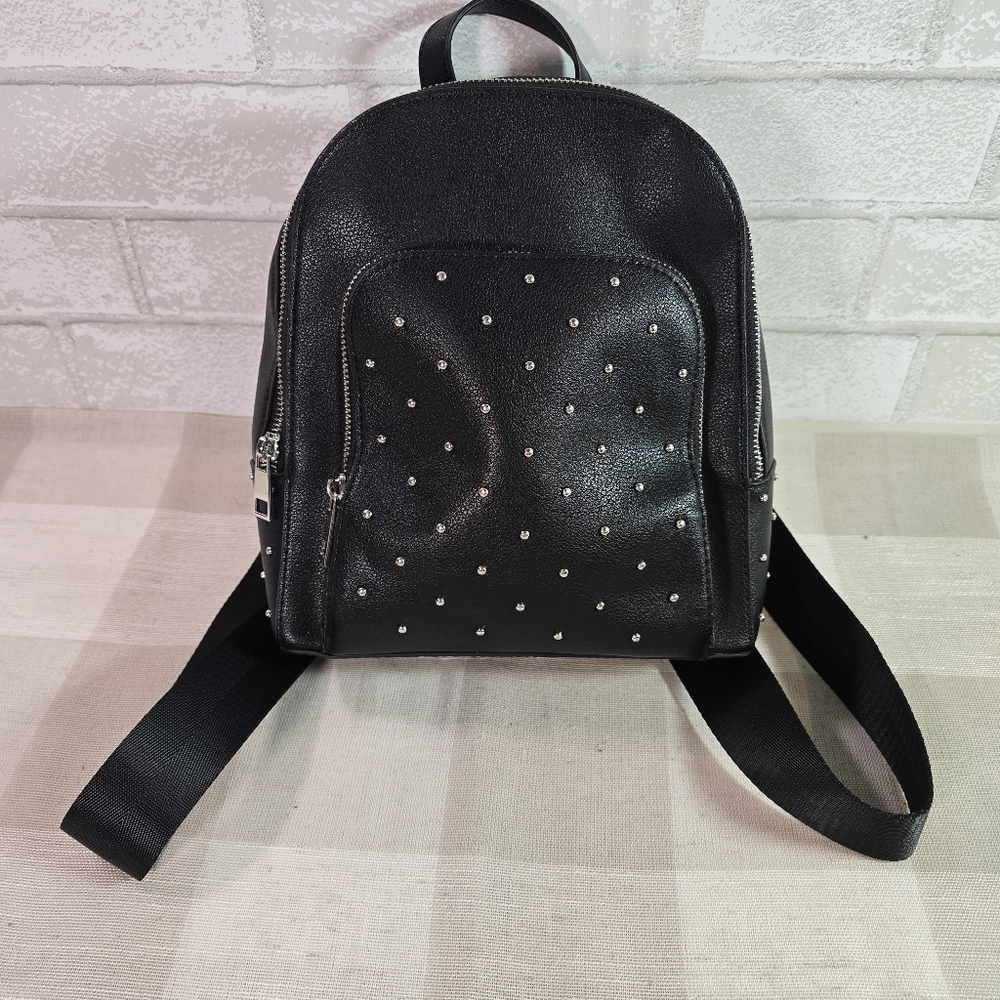 Cynthia Rowley Block Studded Small Backpack Purse NWOT 10 x 9 in.